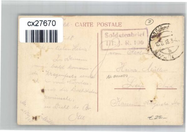 Blankenberge Entree Ville Burean Poste Kutsche – Bild 2