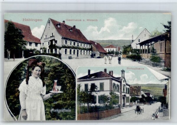 Haltingen Gasthaus Hirsch Markgraeflerin Schulhaus