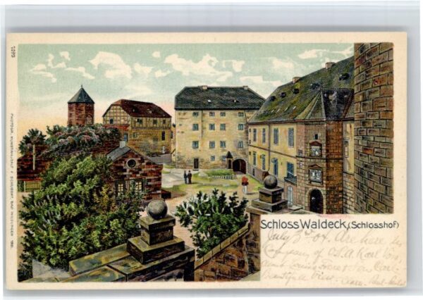 Schloss Waldeck Schlosshof