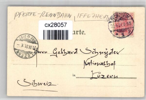 Pforzheim [Stempelabschlag] Pferde – Bild 2