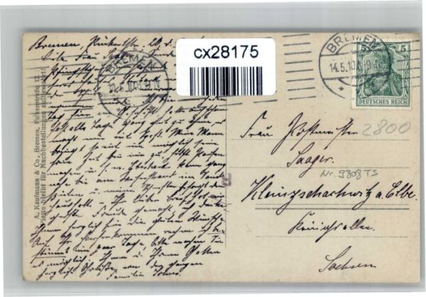 Bremen [Stempelabschlag] Fischhaus Krone – Bild 2