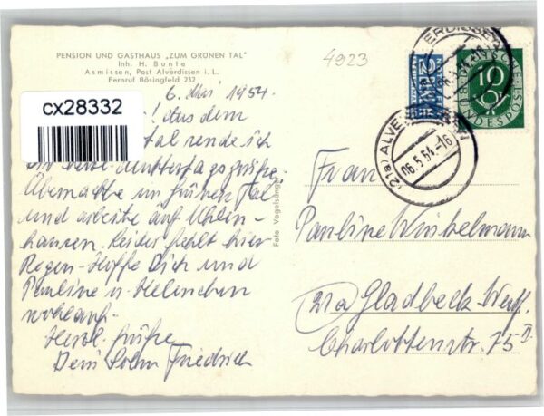Extertal Kloster Uhlenhausen Pension Gasthaus Bunte Pferd – Bild 2