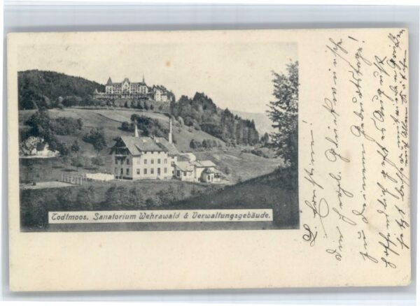 Todtmoos Sanatorium Wehrawald Verwaltungsgebaeude
