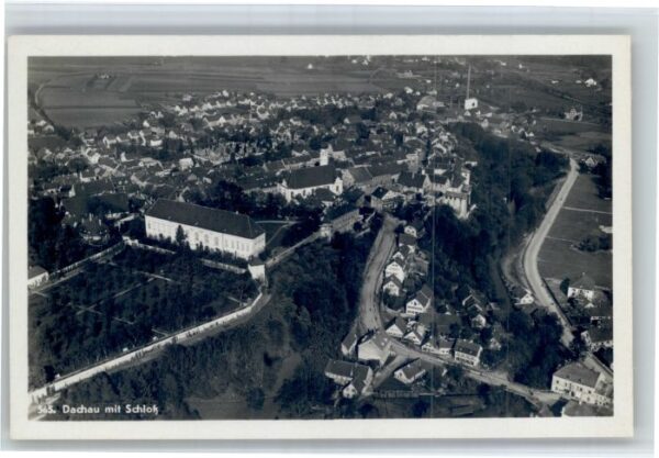 Dachau Fliegeraufnahme Schloss