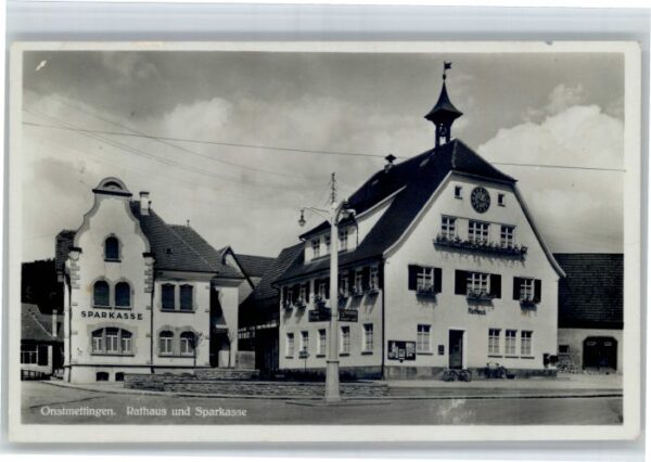 Onstmettingen Rathaus Sparkasse