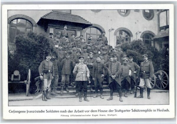 Heslach Stuttgarter Schuetzengilde Gefangene Franzosen