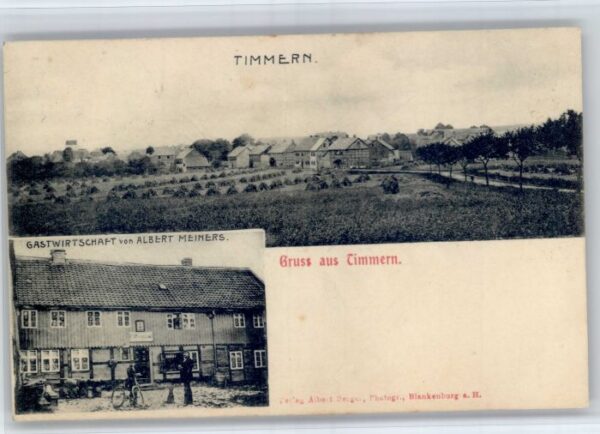 Timmern Gastwirtschaft Albert Meiners