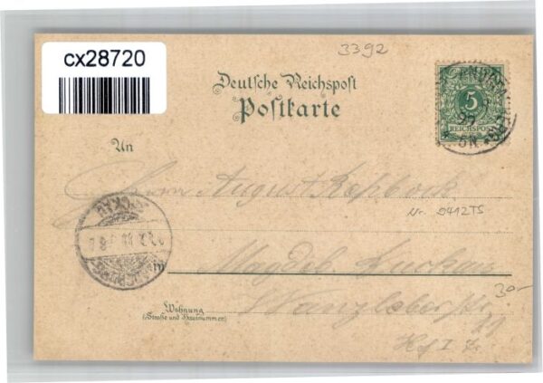 Clausthal-Zellerfeld Bergamt Denkmal Litho – Bild 2