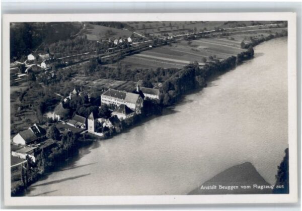 Beuggen Fliegeraufnahme Anstalt