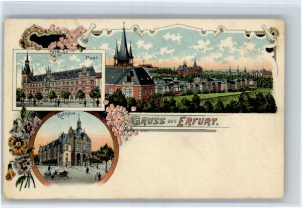 Erfurt Post Rathaus