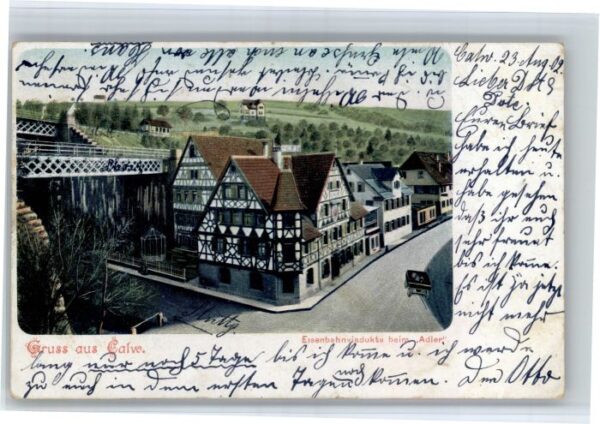 Calw Eisenbahnviadukte Gasthaus Adler