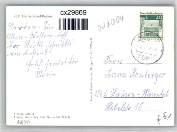 Herrischried Fliegeraufnahme – Bild 2