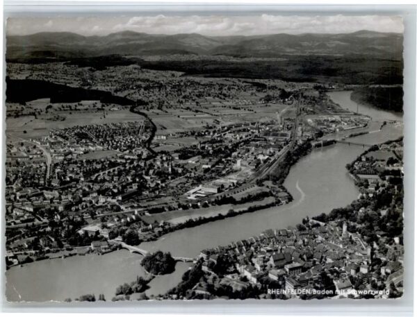 Rheinfelden Baden Rheinfelden Fliegeraufnahme