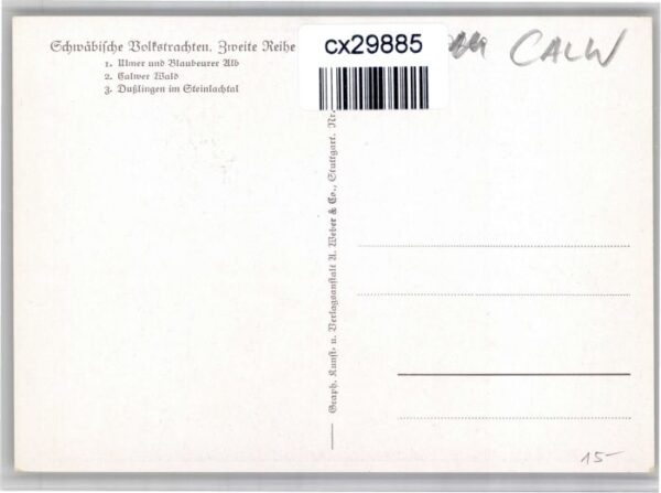 Calw Calwer Wald nach einem Aquarell Th. Laurmann – Bild 2