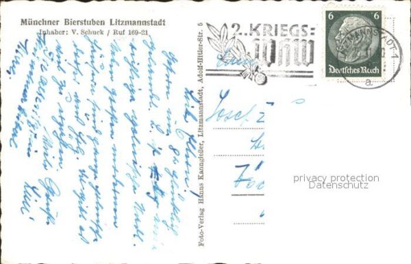 Litzmannstadt Lodz Muenchner Bierstuben NZ3 – Bild 2