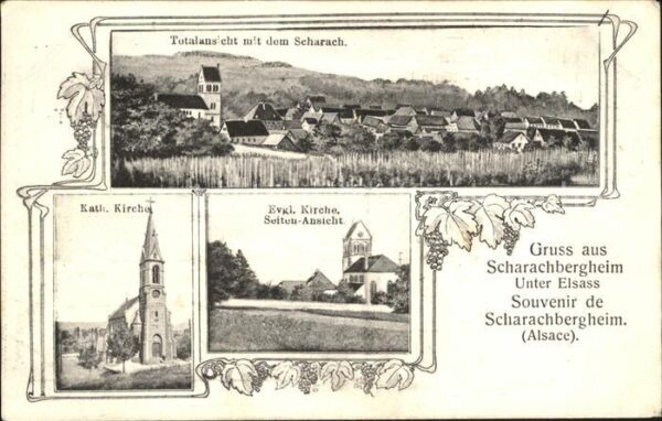 Elsass Alsace Scharachbergheim Katholische Kirche