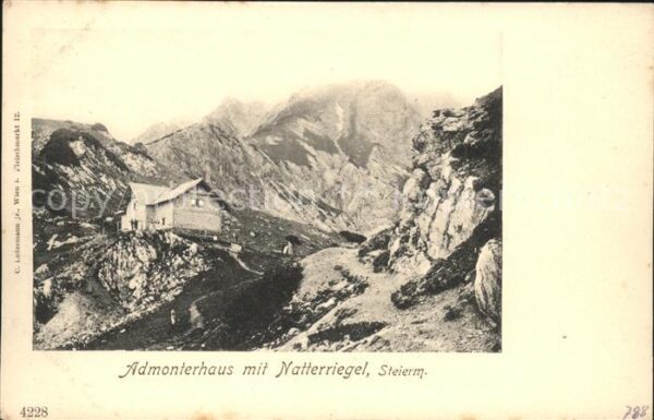 Admont Steiermark Admonterhaus mit Natterriegel Berghuette Haller Mauern