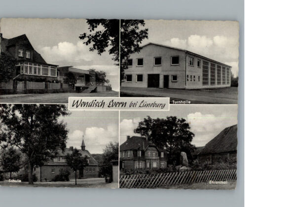 Wendisch Evern Turnhalle Schule Ehrenmal
