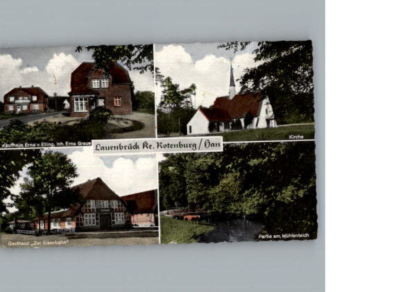 Lauenbrueck Gasthaus z. Eisenbahn Kaufhaus Elling