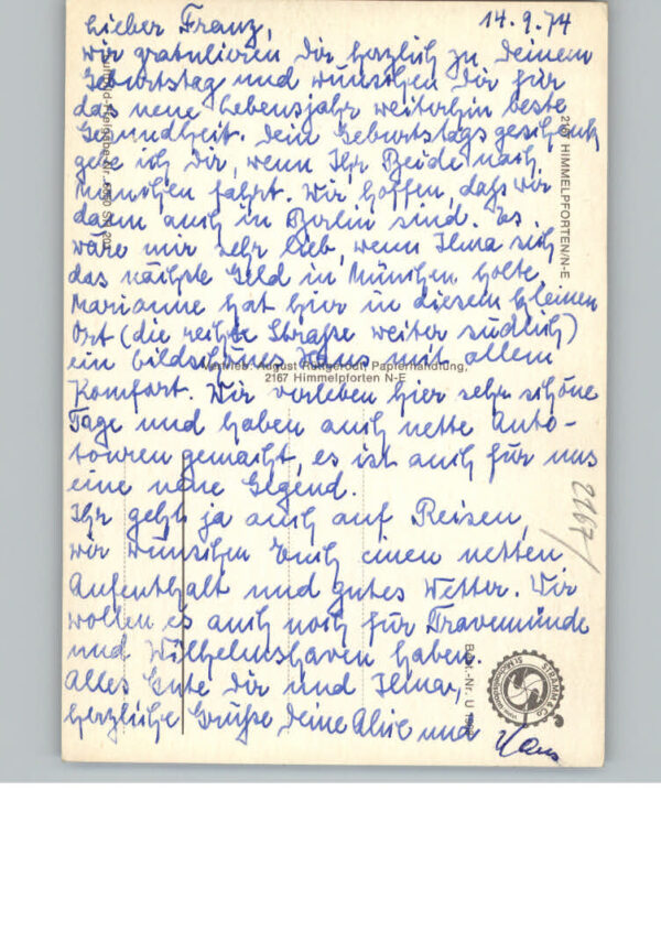 Himmelpforten Niederelbe Fliegeraufnahme – Bild 2