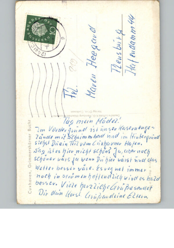 Cuxhaven Nordseebad Fliegeraufnahme – Bild 2