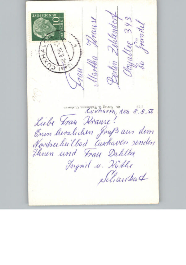 Cuxhaven Nordseebad Leuchtturm – Bild 2