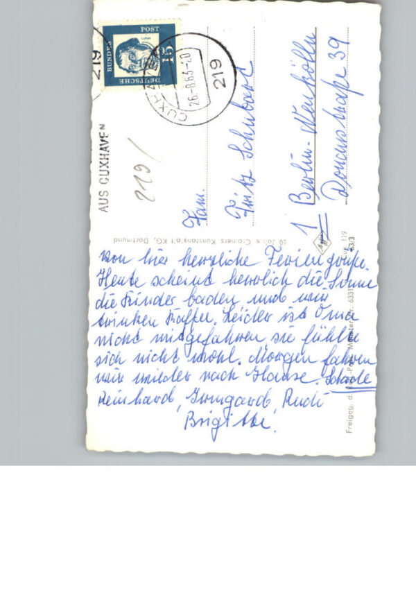 Cuxhaven Nordseebad Fliegeraufnahme – Bild 2
