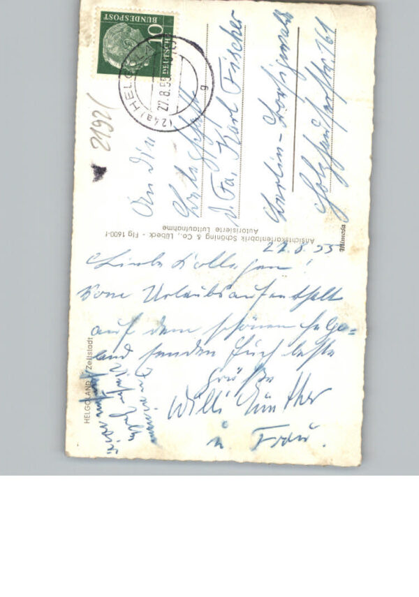 Cuxhaven Nordseebad Fliegeraufnahme – Bild 2