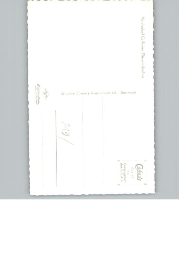 Cuxhaven Nordseebad Fliegeraufnahme – Bild 2