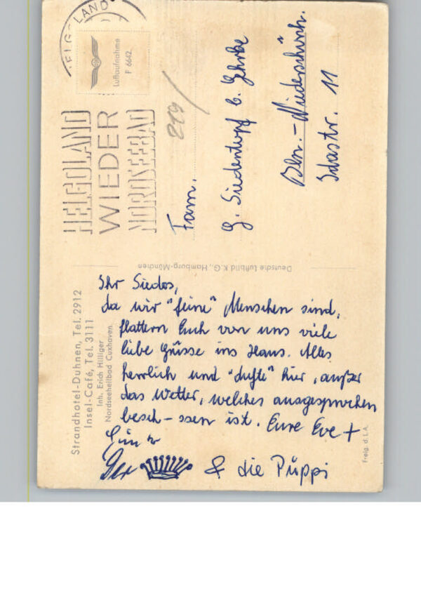 Duhnen Nordsee Fliegeraufnahme – Bild 2