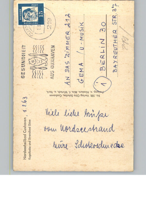 Cuxhaven Nordseebad Fliegeraufnahme – Bild 2