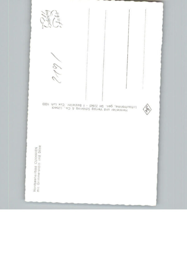 Cuxhaven Nordseebad Fliegeraufnahme – Bild 2