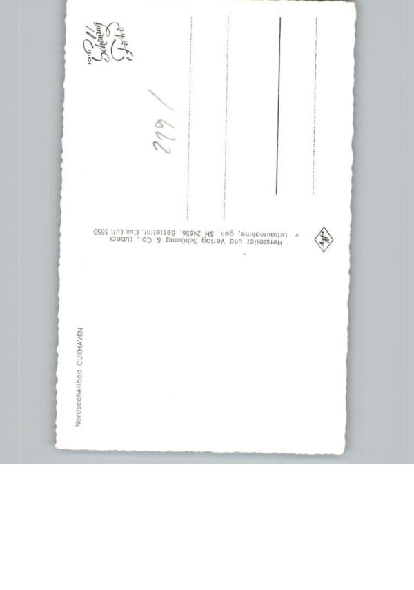Cuxhaven Nordseebad Fliegeraufnahme – Bild 2