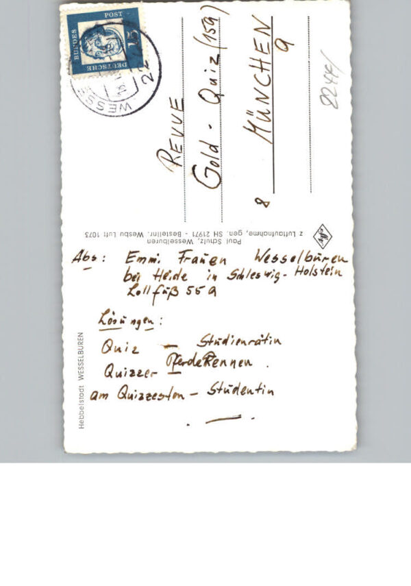 Wesselburen Fliegeraufnahme – Bild 2
