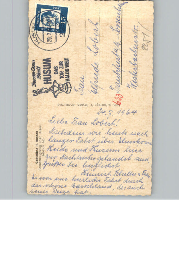 Husum Nordfriesland Gaststaette Hansen – Bild 2