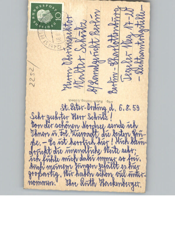 St Peter-Ording Hote Stadt Hamburg – Bild 2