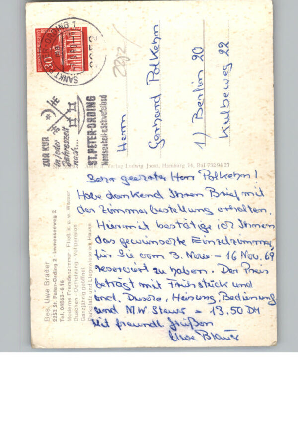 St Peter-Ording Pension Puek Deel – Bild 2