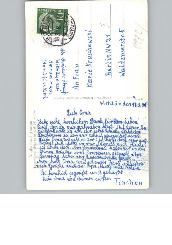 Wittduen Amrum Leuchtturm – Bild 2