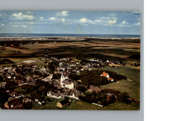 Nebel Amrum Fliegeraufnahme
