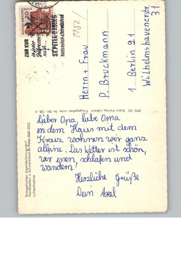 St Peter-Ording Fliegeraufnahme – Bild 2