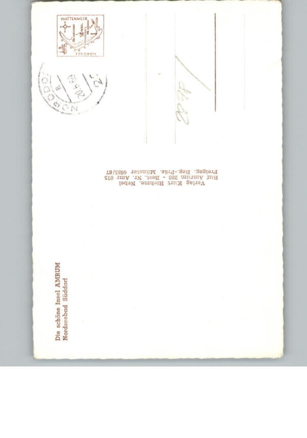Sueddorf Amrum Nordseebad Fliegeraufnahme – Bild 2