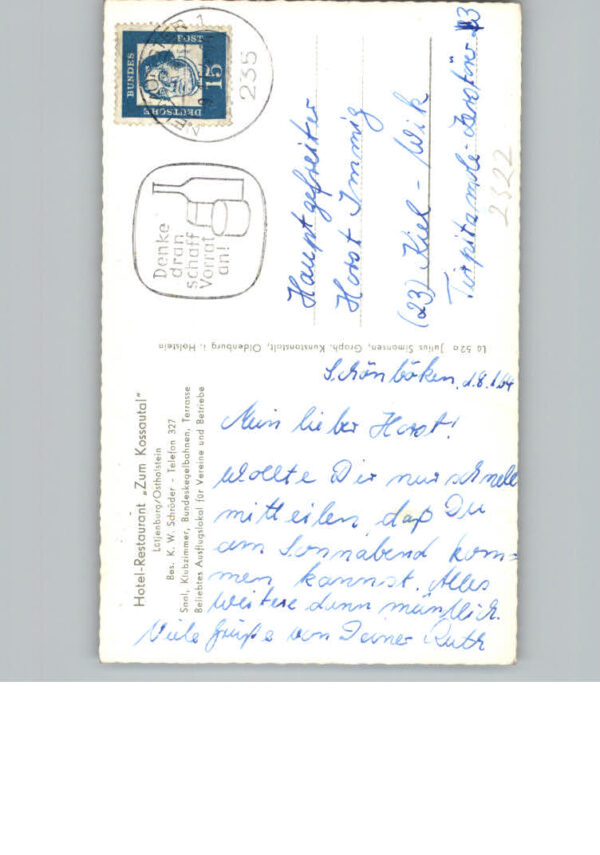 Luetjenburg Holstein Hotel z. Kossautal – Bild 2
