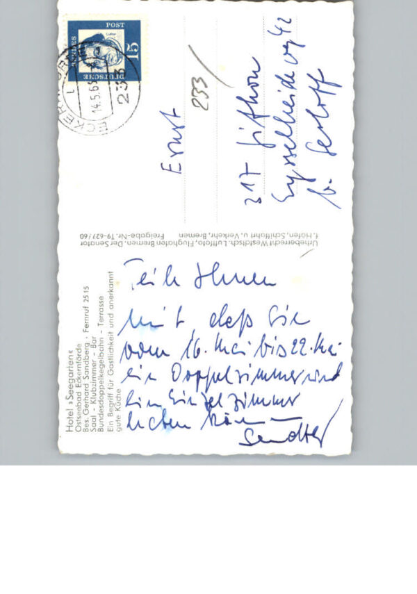 Eckernfoerde Fliegeraufnahme Hotel Seegarten – Bild 2