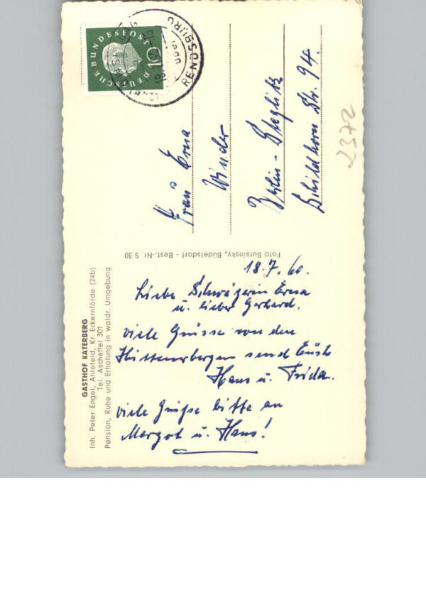 Ahlefeld Gastsaette Katerberg – Bild 2