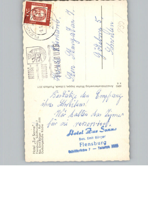 Flensburg Hotel z. Sonne – Bild 2