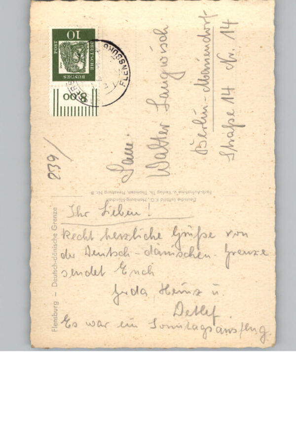 Flensburg Deutsch-Daenische Grenze – Bild 2