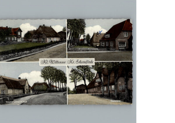 Klein Wittensee Geschaeftshaus Huss Gaststaette