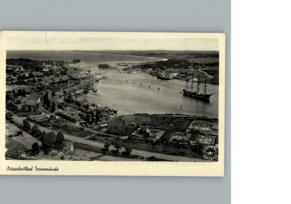 Travemuende Ostseebad Fliegeraufnahme
