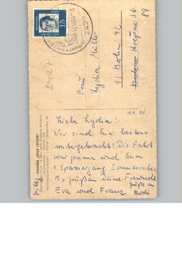 Malente-Gremsmuehlen Pension Haus Locker – Bild 2