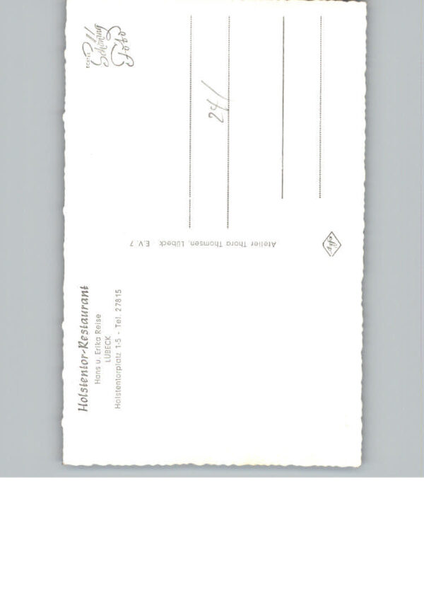 Luebeck Restaurant Holstentor – Bild 2